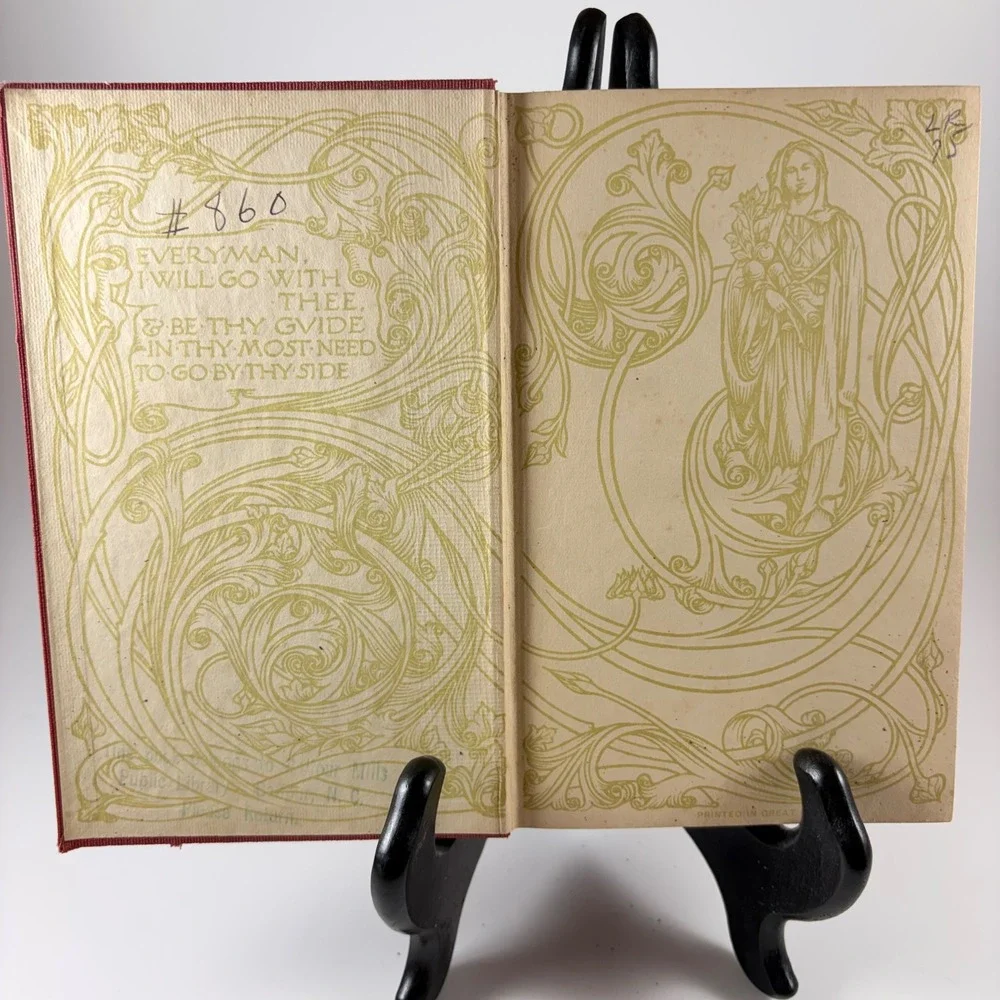 Kenilworth Sir Walter Scott Everyman's Library No 135 Vintage Hardcover Red Book